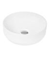 Hudson Reed Vessel 350mm Round Counter Top Basin White NBV162