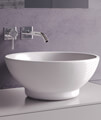 Nuie Tide Mm Round White Counter Top Vessel Basin Nbv