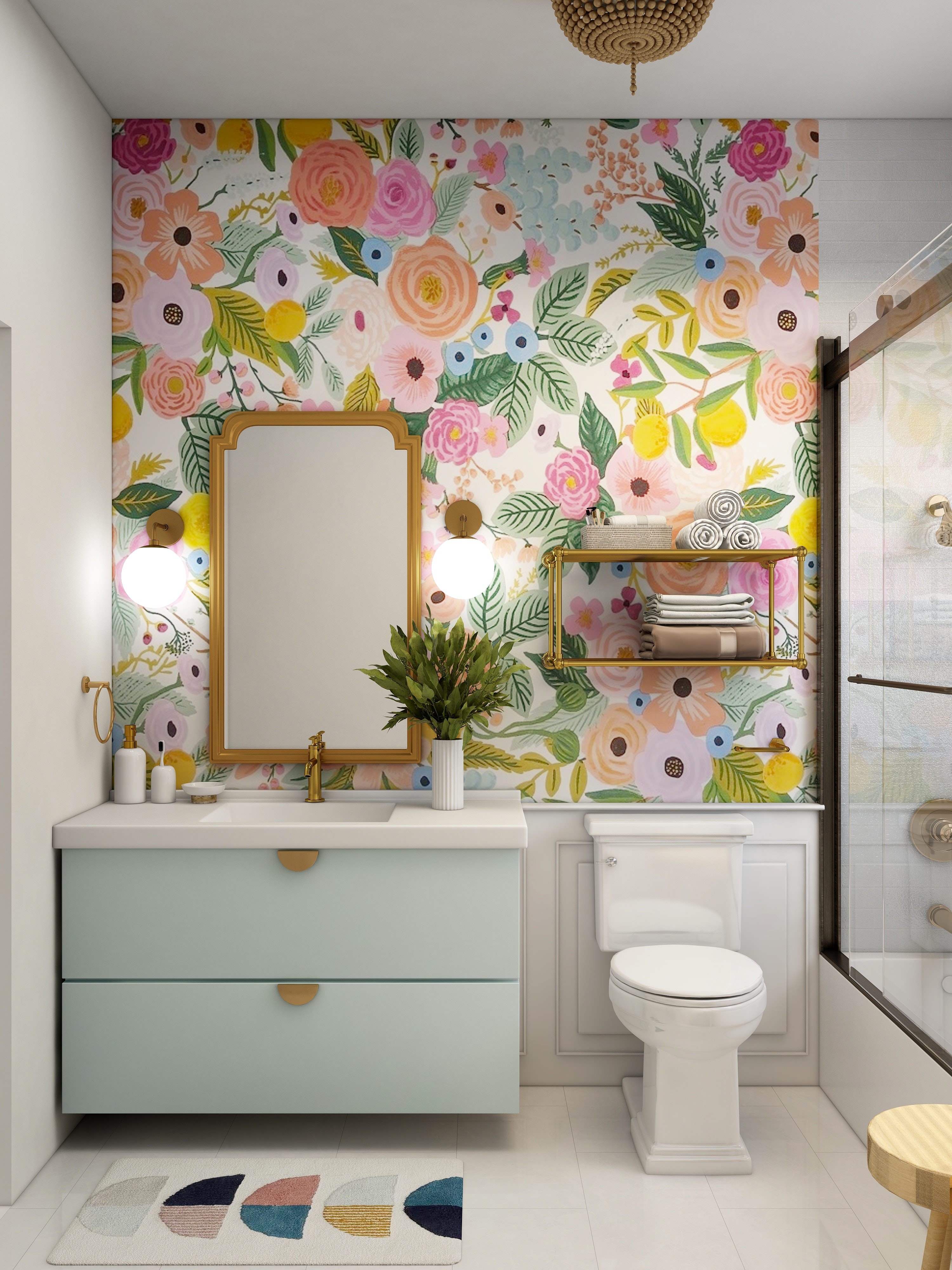 Tile Effect Wallpaper | Mosaic & Patterns | Home Flair Decor