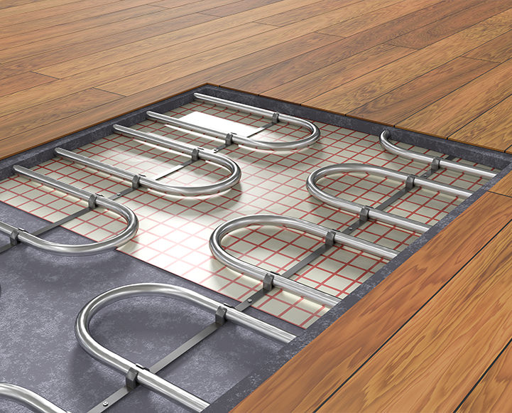 Save space and money with underfloor heating
