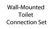 Wall-Mounted Toilet Connection Set