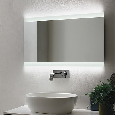 Bathroom Origins Mirrors Cabinets, Salbay Illuminated Bathroom Mirror Cabinet With Backlit Led Lights
