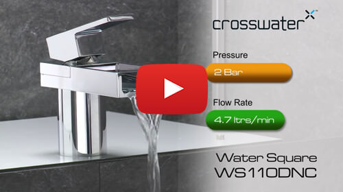 Crosswater Water Square Pressure and Flow Rate Testing Video