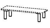 Floor-Standing Leg Set Frame