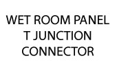 Wet Room Panel T Junction Connector