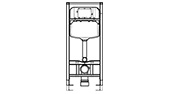 WC Frame With Cistern