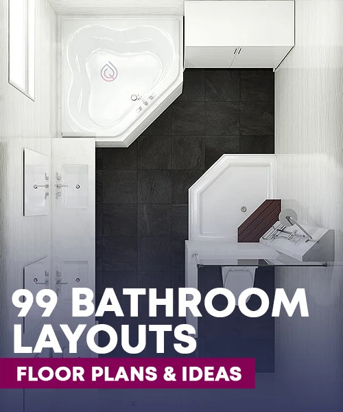 99 Bathroom Layouts - Floor Plans & Ideas