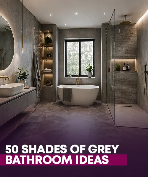 50 Shades Of Grey Bathroom Ideas