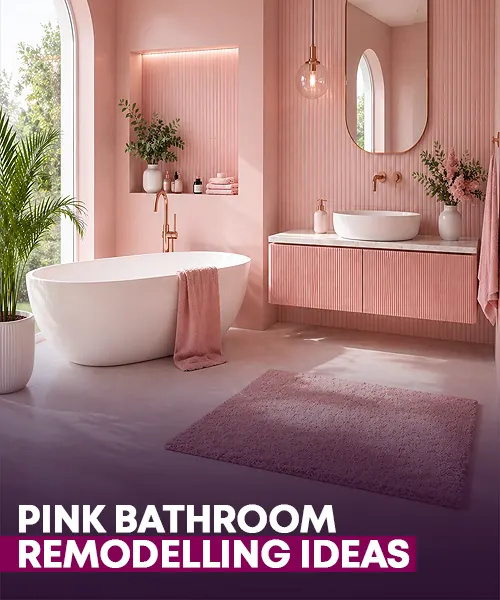 Pink Bathroom Remodelling Ideas