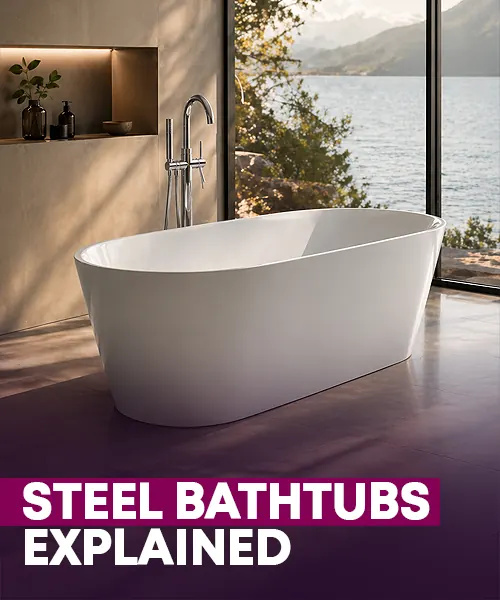 Steel Baths Explained - Steel Baths vs Standard Acrylic Baths 