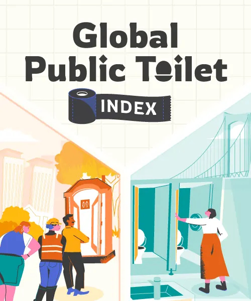 Which Cities Have The Most and Fewest Public Toilets?