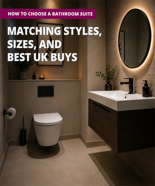 How To Choose a Bathroom Suite: Matching Styles, Sizes, and Best UK Buys