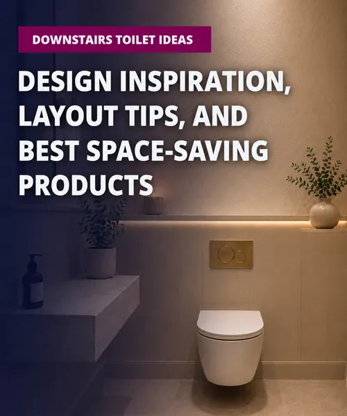 Downstairs Toilet Ideas: Design Inspiration, Layout Tips, and Best Space-Saving Products