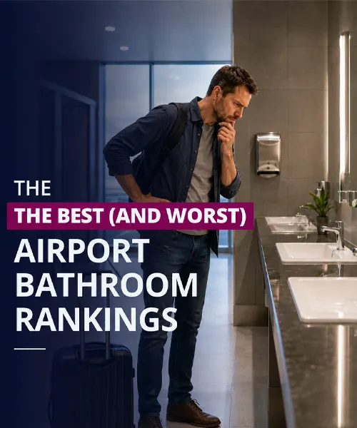 The Airport Bathroom Rankings: How US and UK Airports Compare