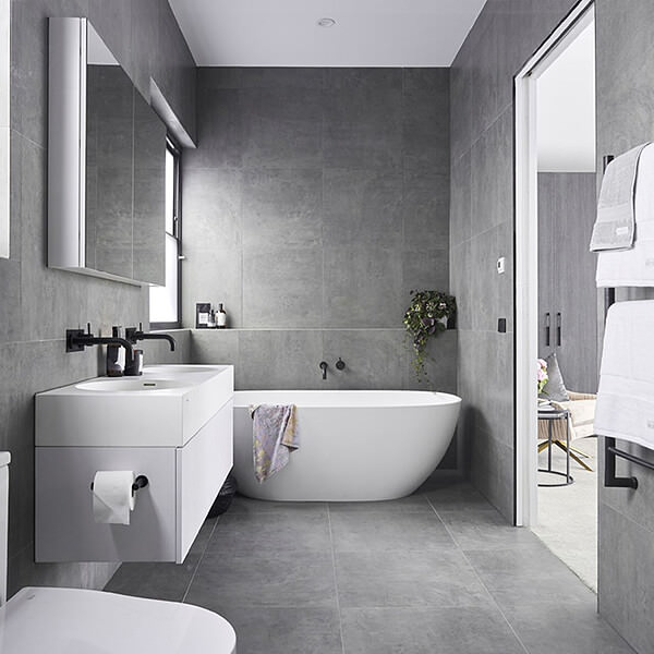 gray bathroom colors