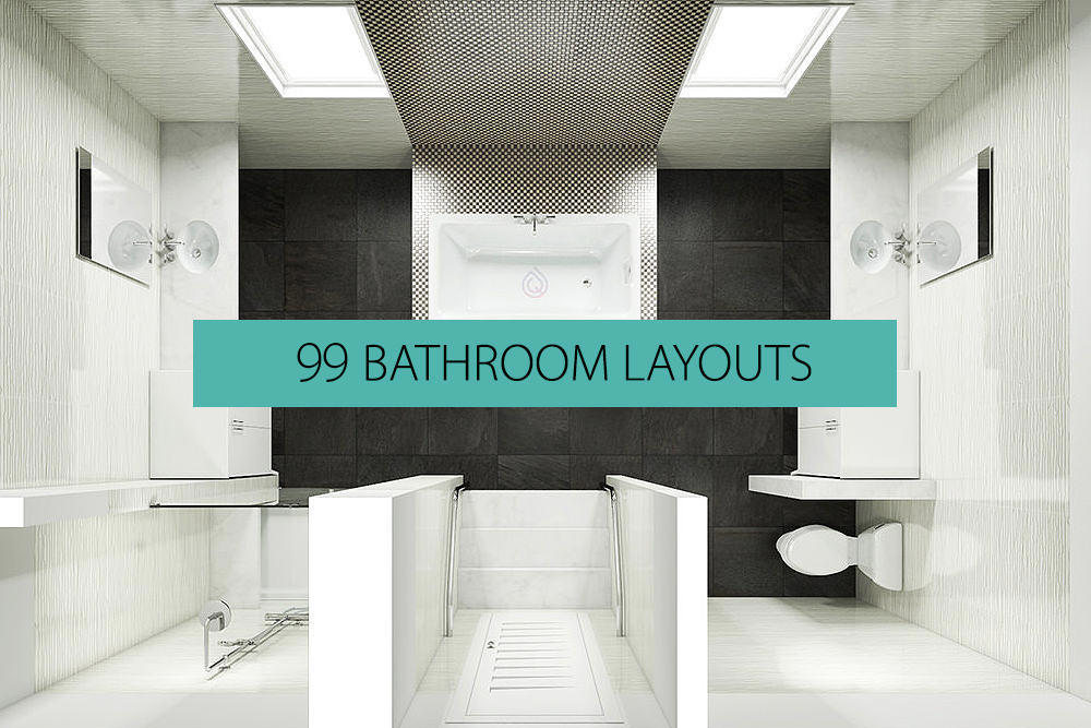 99 Bathroom Layouts - Plans & Ideas