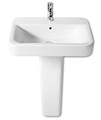 Roca Senso Square White Wall-Hung Basin With 1 Tap Hole small Image 4