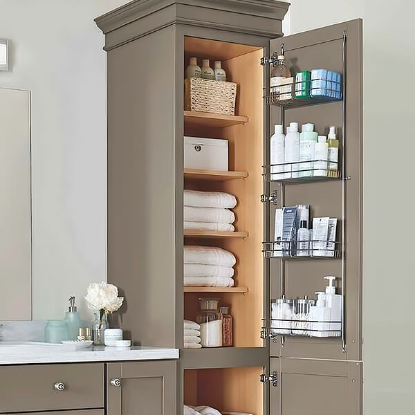 Tall Bathroom Storage / Tall Linen Cabinets For Bathroom ...