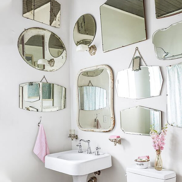 Build a mirror gallery wall