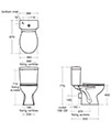 Armitage Shanks Sandringham 21 White Close Coupled WC Pan | E896301