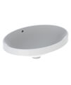 Geberit VariForm Oval Countertop Washbasin White small Image 4