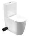 Saneux Uni Gloss White Close Coupled WC Pan With Cistern small Image 4