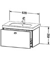 Duravit Brioso Wall Mounted 1 Drawer Vanity Unit For D-Code Basin