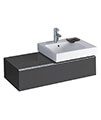 Geberit Icon 890 x 477mm Single Drawer Vanity Unit And Basin small Image 4