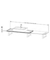 Duravit X-Large 480mm Depth Console For Above Counter Basin