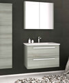 Kartell K-Vit Purity Wall Mounted Double Drawer Vanity Unit 600mm