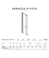 Aeon Panacea Mirror 600 x 1800mm Radiator