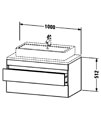 Duravit DuraStyle 548mm Depth Two Drawer Vanity Unit For Console