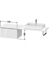 Duravit L-Cube 1 Pull-Out Compartment Floor Cabinet For Console