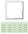 Lakes Classic Silver Semi Frame-less Corner Entry Enclosure - CLVC075S