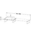 Duravit Brioso 550mm Depth 1 Cut-Out Console For Above Counter Basin And Countertop Basin