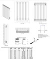Aeon Dalya E 600mm High Stainless Steel Central Heating Designer Radiator