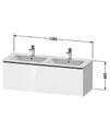 Duravit D-Neo 1280mm Wide Wall Mounted Vanity Unit For Me By Starck Basin