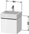 Duravit D-Neo 1 Drawer Wall Mounted Vanity Unit For Vero Air Basin