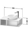 Duravit D-Neo 1 Open Compartment Wall Hung Vanity Unit