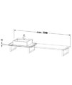 Duravit L-Cube 480mm Depth 1 Cut-Out Console For Above Counter Basin And Countertop Basin Compact