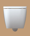 IMEX Essence 500mm Wall Hung WC Bowl With Seat small Image 4