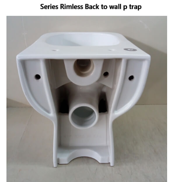 RAK Series 600 White BackToWall WC Pan With Soft Close Seat