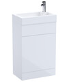 Nuie Mayford 500mm Floor Standing 2 In 1 WC Unit With Basin - PRC141B