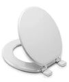 Croydex Butter Mere Sit Tight White Toilet Seat - WL601922H