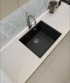 Reginox Quadra Single Bowl Undermount Granite White Sink 200 x 440mm ...