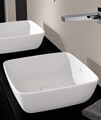 Villeroy And Boch Artis 410mm White Alpin Square Surface Mounted Washbasin