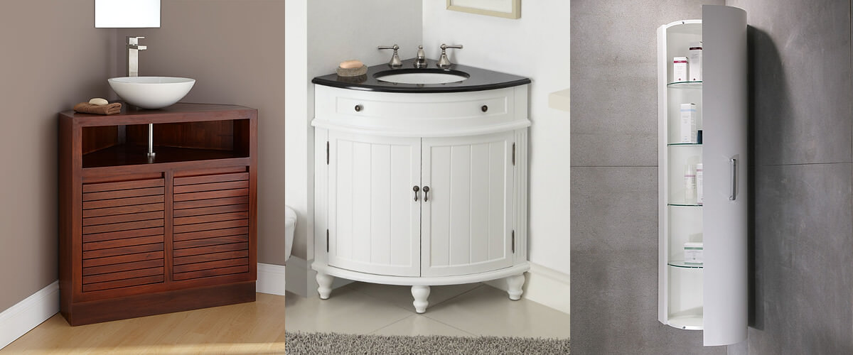 24 inch deals corner bathroom vanity