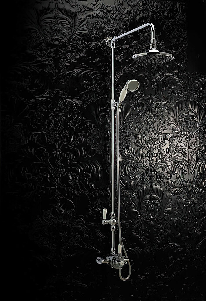 Black Bathroom Wallpaper