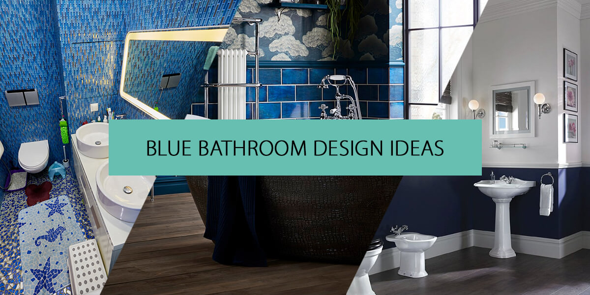 blue bathroom designs