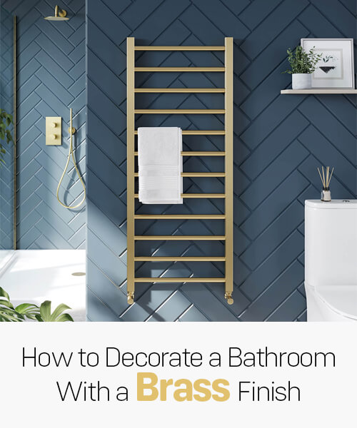 How to Decorate a Bathroom with a Brass Finish 
